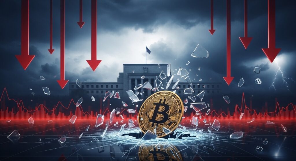 InfoCryptofr   Marché Crypto Perd 100 Milliards Après Fed