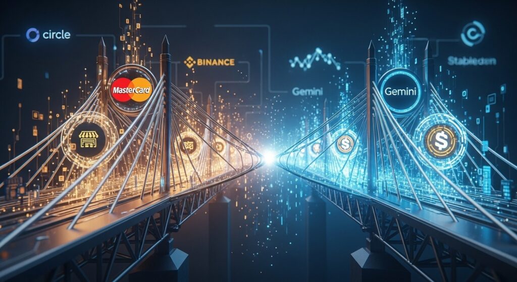 InfoCryptofr   Mastercard Intègre 85+ Acteurs Crypto pour les Stablecoins