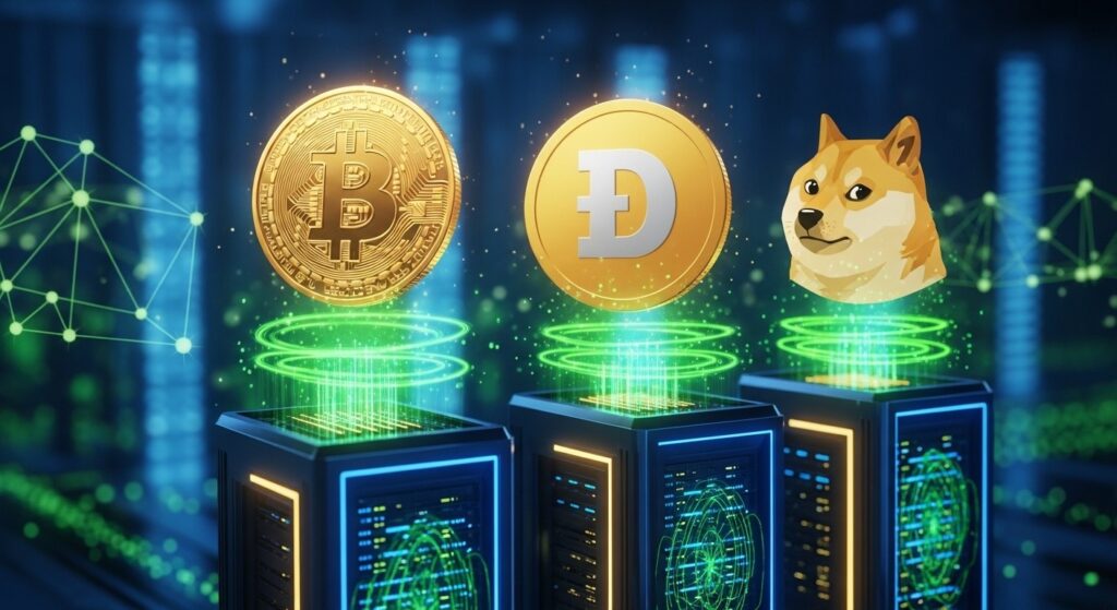 InfoCryptofr   Meilleures Plateformes Cloud Mining BTC et DOGE 2026