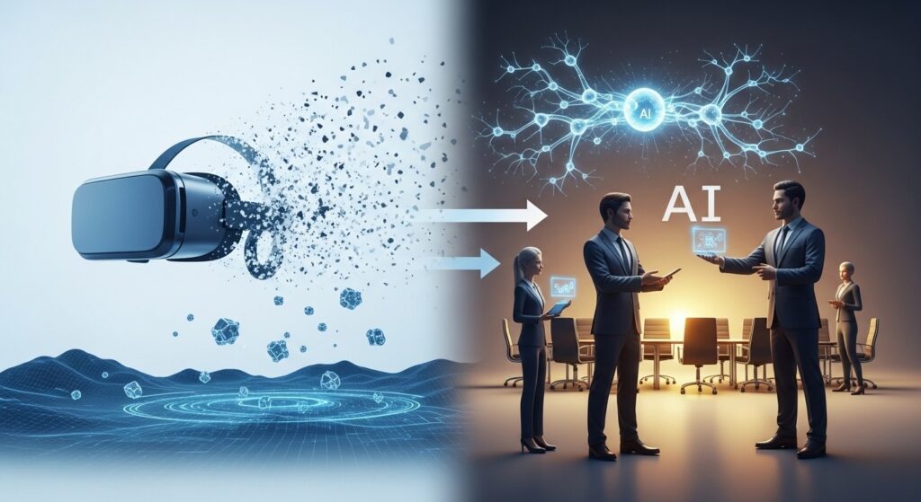 InfoCryptofr   Meta Pivote Vers lIA en Délaissant la VR et Horizon Worlds