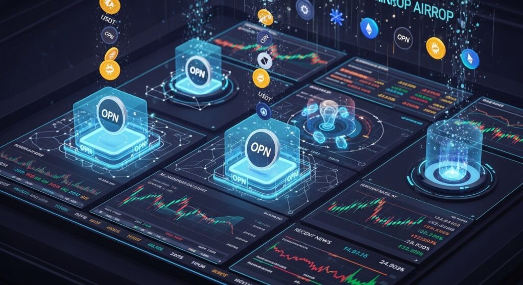 InfoCryptofr   MEXC Liste Opinion OPN avec Gros Airdrop