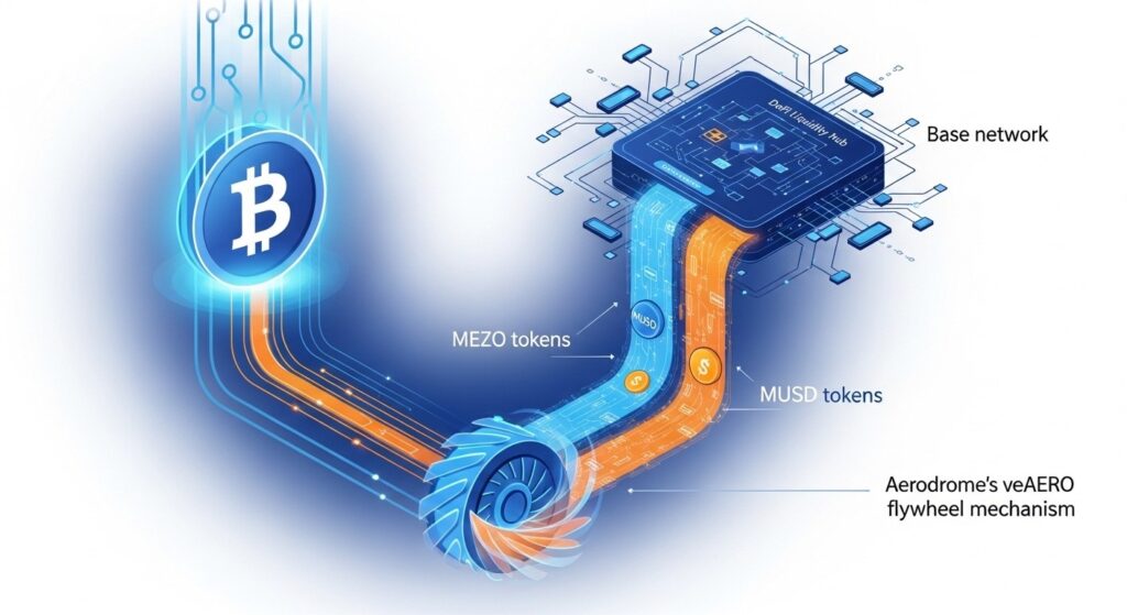 Mezo S’Allie à Aerodrome pour Booster MEZO et MUSD sur Base - InfoCrypto.fr InfoCryptofr Mezo SAllie à Aerodrome pour Booster MEZO et MUSD sur Base