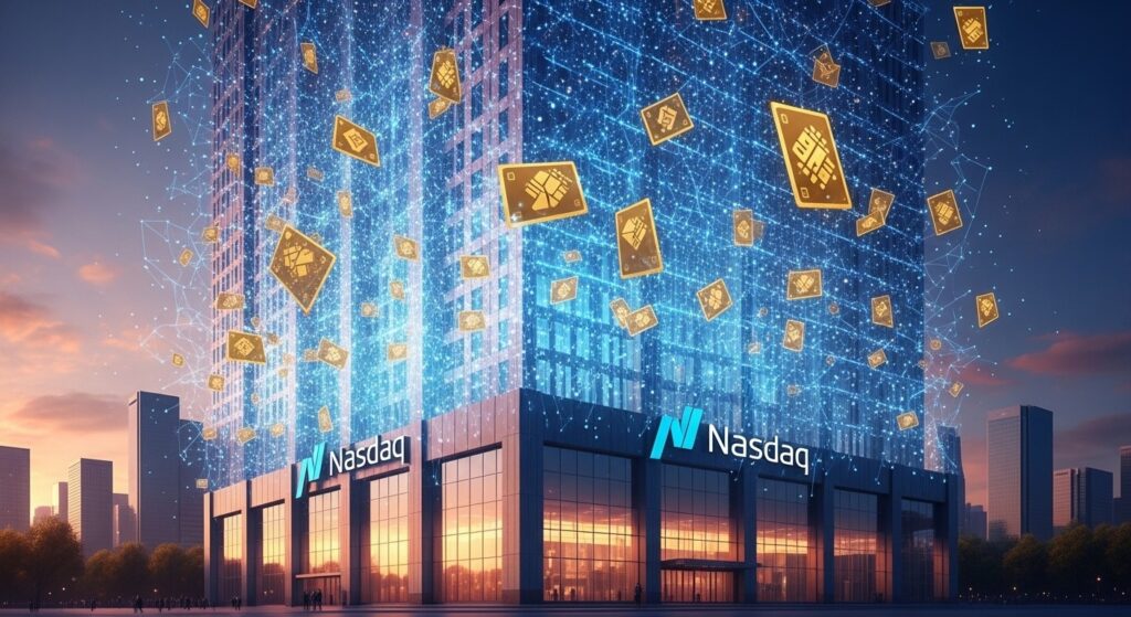 InfoCryptofr   Nasdaq Lance lEssai des Actions Tokenisées