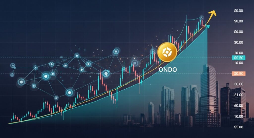 InfoCryptofr   Ondo Peut Reclamer 050 Dollars Après Pattern Haussier