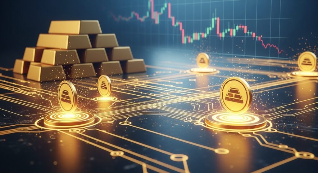 InfoCryptofr   Or Tokenisé Dépasse les ETF en Volume Trading