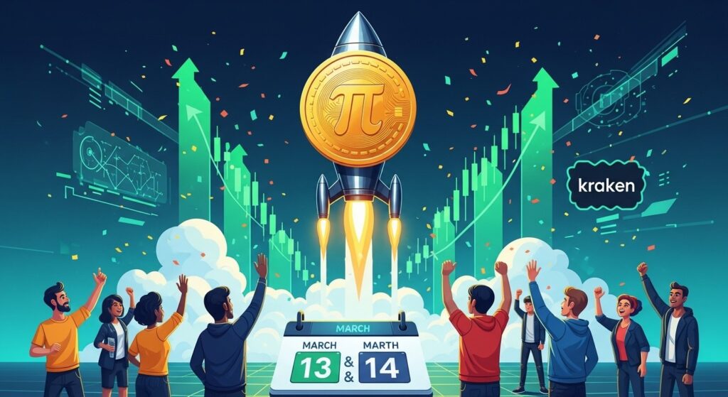 InfoCryptofr   Pi Coin Rally  Kraken Liste PI Avant Pi Day