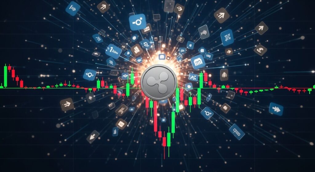 InfoCryptofr   Pourquoi le Prix XRP Reste T il Bloqué Malgré 27M Transactions 