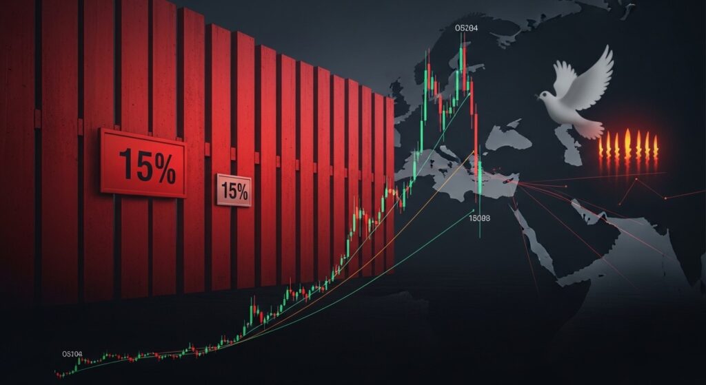 InfoCryptofr   Rallye Bitcoin  Bull Flag et Tarifs Trump Menacent