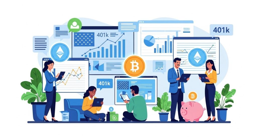 Régulateurs US Ouvrent 401k Aux Cryptomonnaies