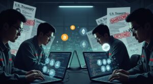 InfoCryptofr   Sanctions US contre réseau IT nord coréen et crypto