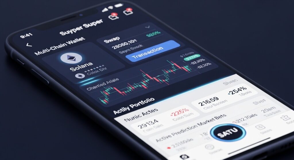 InfoCryptofr   Satu Wallet Lance son Super App Crypto avec SATU