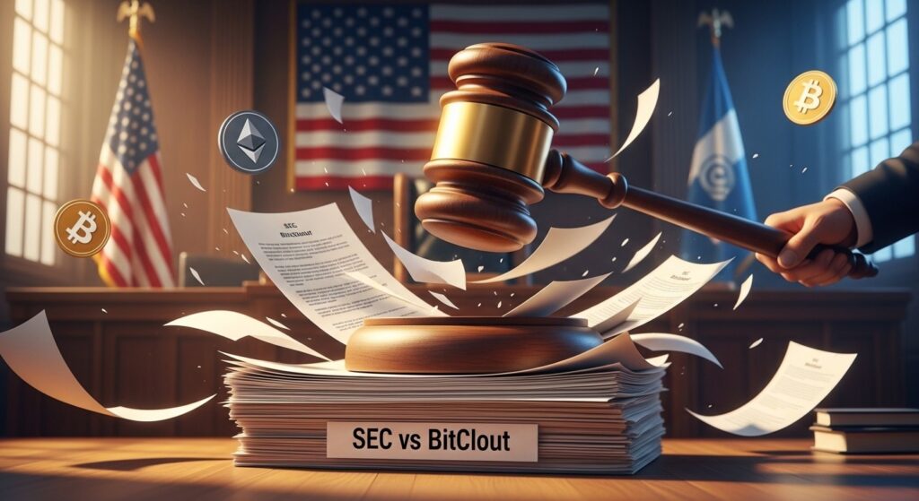 InfoCryptofr   SEC Abandonne lAffaire BitClout  Un Tournant Majeur