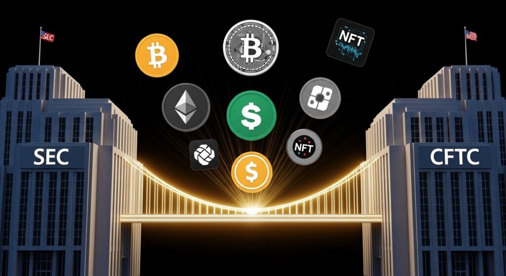 InfoCryptofr   SEC et CFTC Clarifient la Régulation Crypto US