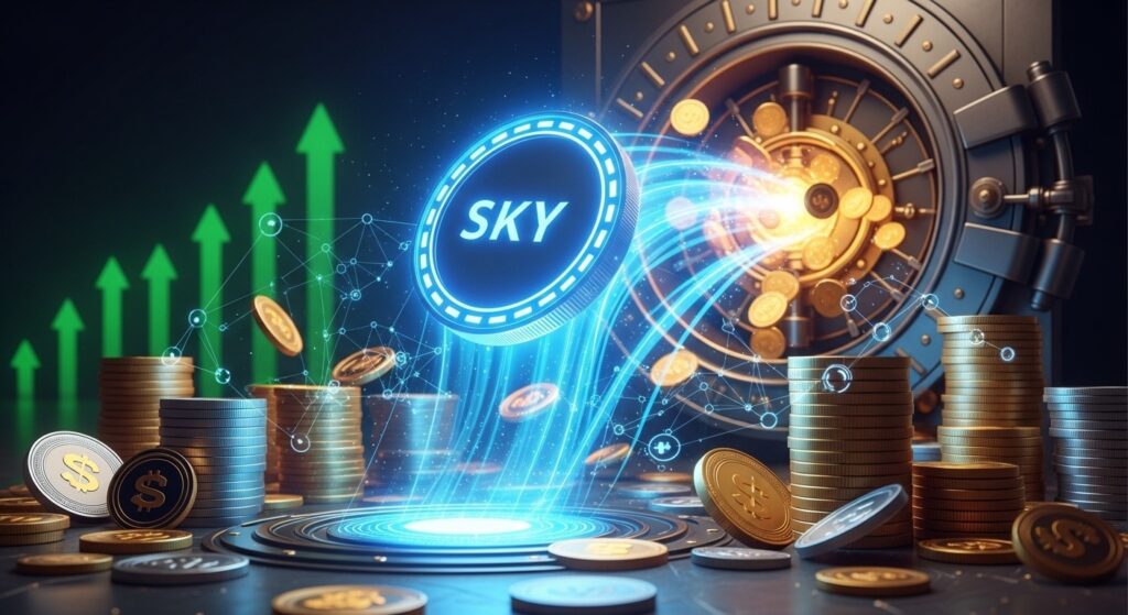 InfoCryptofr   SKY Token Senvole de 10 Grâce aux Rachats Massifs