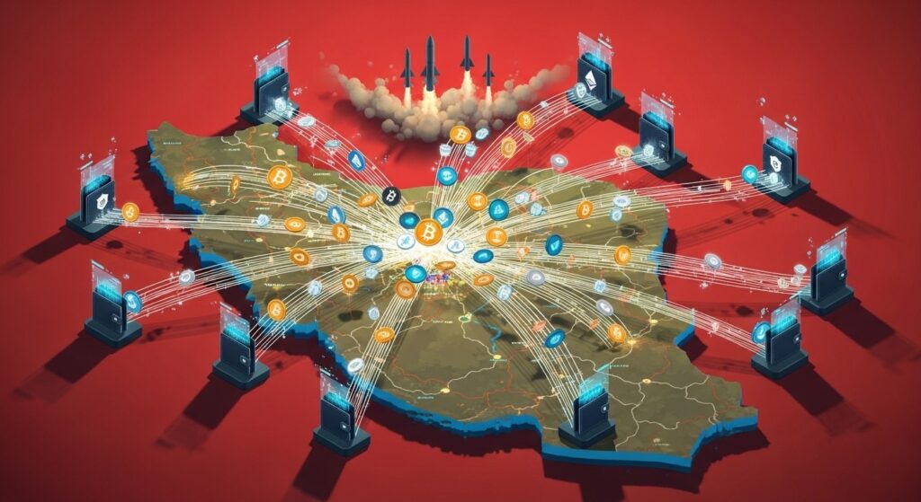 Sorties Massives des Exchanges Iraniens Après les Frappes - InfoCrypto.fr InfoCryptofr Sorties Massives des Exchanges Iraniens Après les Frappes