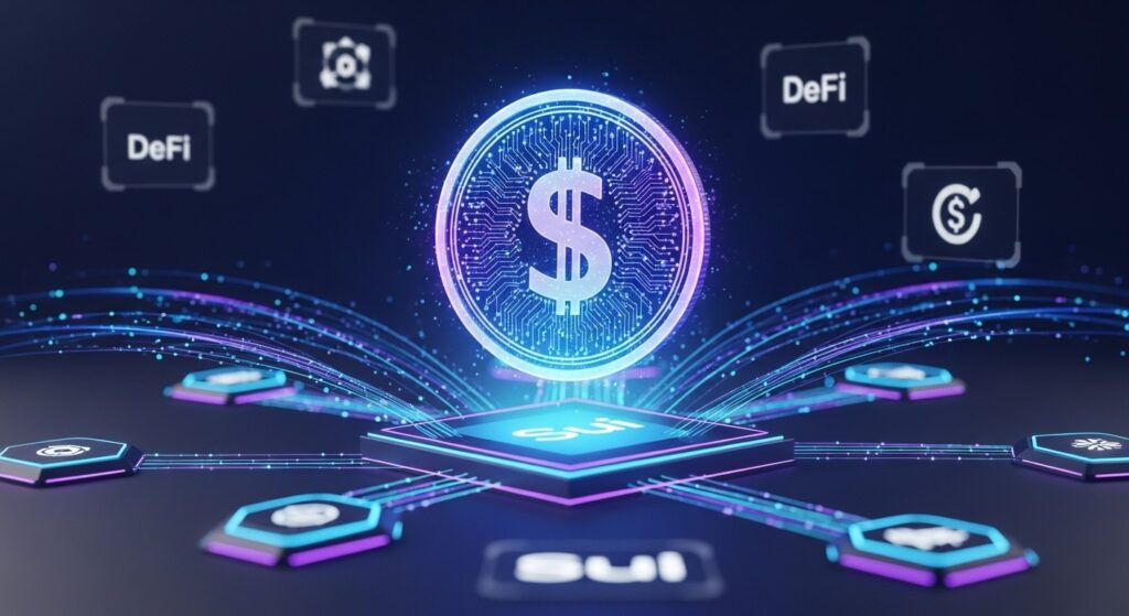InfoCryptofr   Sui Lance USDsui  Le Stablecoin Natif Révolutionne DeFi