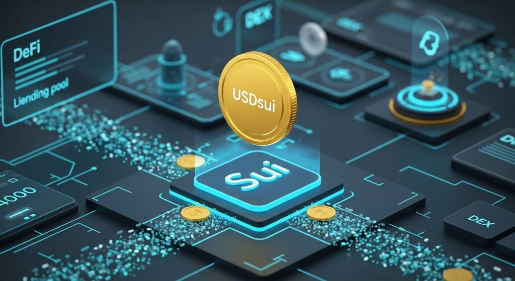 InfoCryptofr   Sui Lance USDsui  Révolution DeFi sur Mainnet