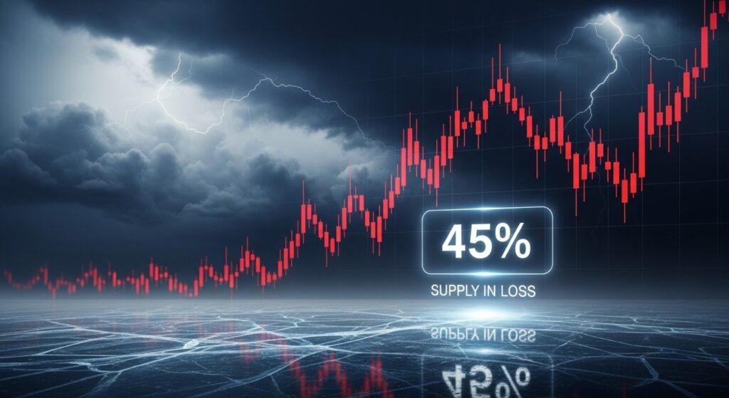 InfoCryptofr   Supply Bitcoin en Perte  Marché Baissier 