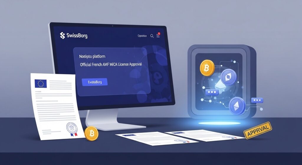InfoCryptofr   SwissBorg Obtient lAgrément MiCA AMF France