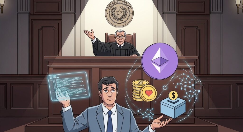 InfoCryptofr   Texas  Un Juge Écarte la Procédure sur la Responsabilité des Logiciels Crypto