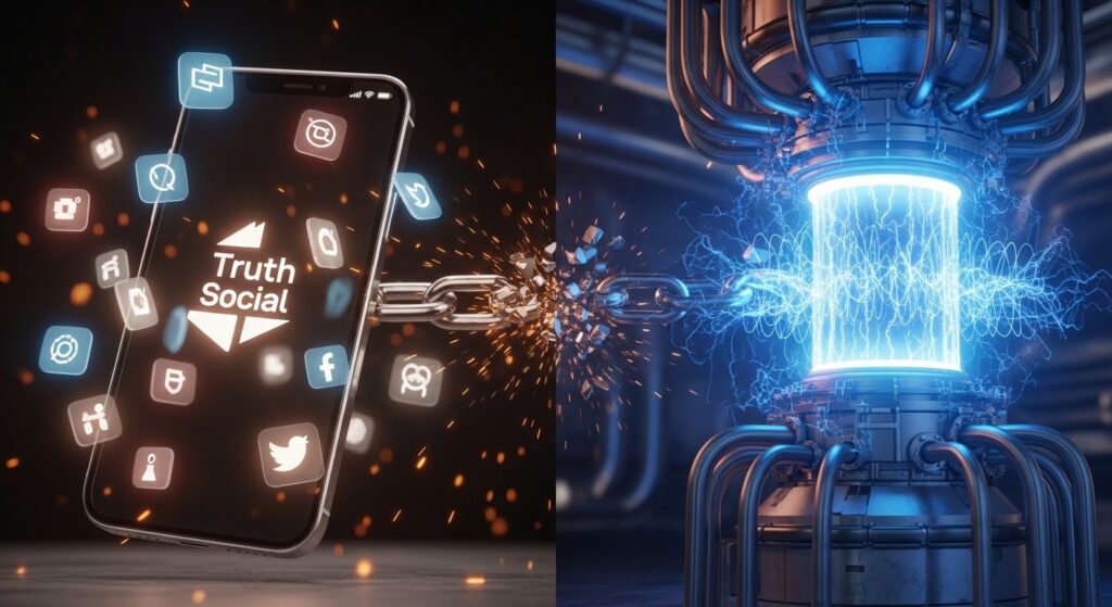 InfoCryptofr   Trump Media  Spin off de Truth Social en vue