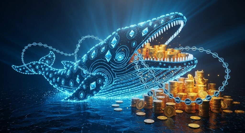 InfoCryptofr   Une Baleine Rachète 111 M$ dEthereum Après Vente