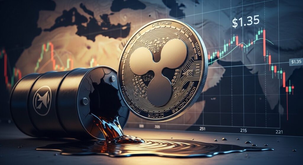 XRP à 1,35 $ : Tiendra-t-il Face au Choc Pétrolier ? - InfoCrypto.fr InfoCryptofr XRP à 135 $ Tiendra t il Face au Choc Pétrolier