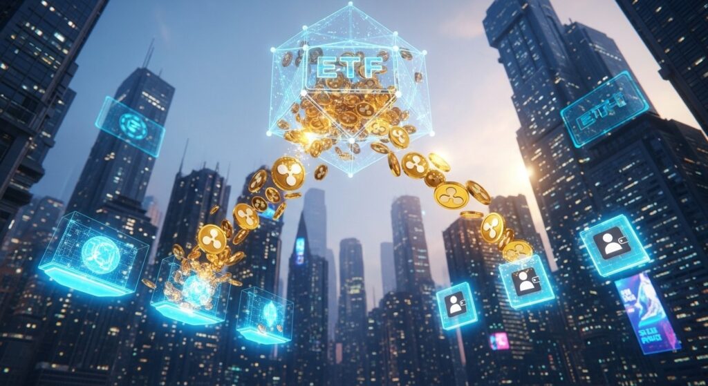 InfoCryptofr   XRP Explose  14 Md$ dETFs et Revenus Passifs