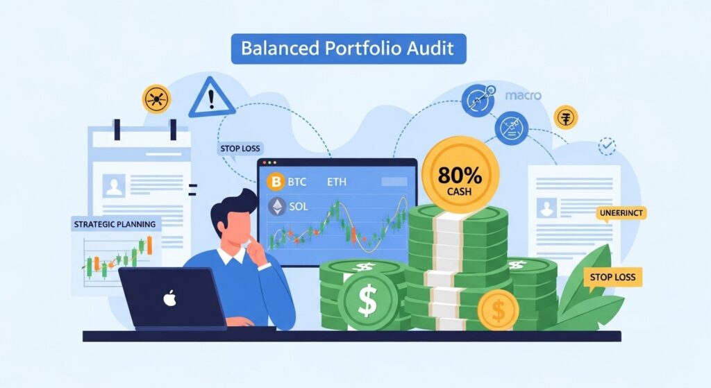 80% Cash en Portefeuille Crypto : Erreur Fatale ou Atout Stratégique ?