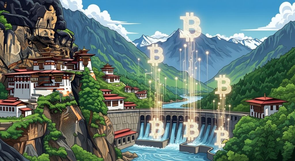 Bhutan Vend 250 BTC : Le Pays du Bonheur Monétise Son Bitcoin