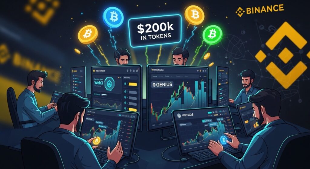 Binance Lance Concours Trading Genius à 200 000 $