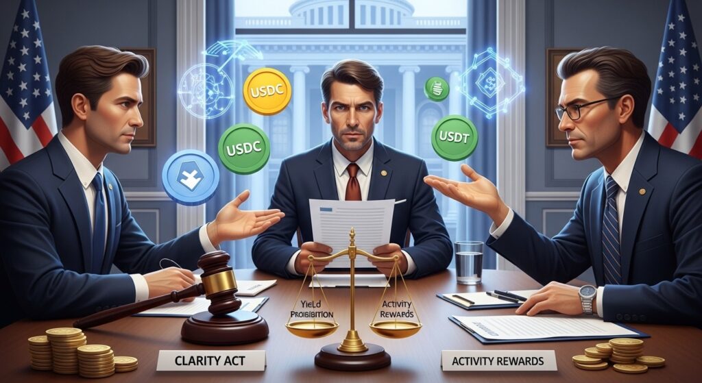 CLARITY Act : Compromis sur le Rendement des Stablecoins