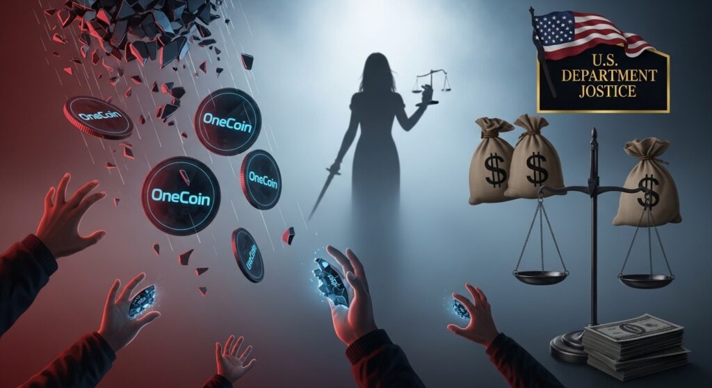 DOJ Lance un Fonds de 40 Millions pour les Victimes d’OneCoin