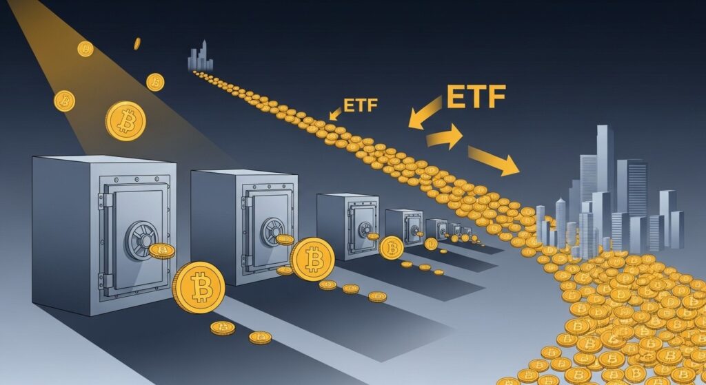 Flux Wholecoiners Bitcoin vers Exchanges : Plus Bas depuis 2018