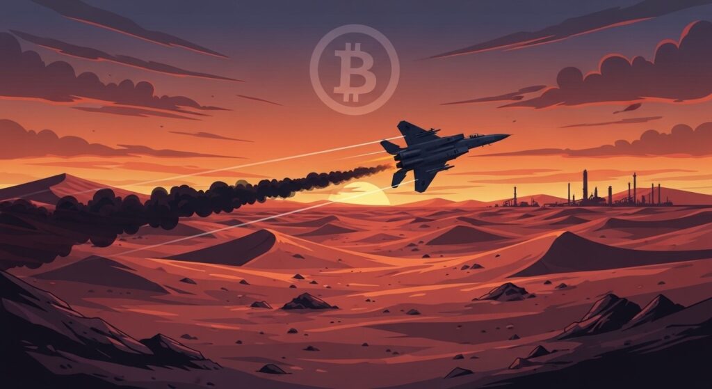 Jet US Abattu sur l’Iran : Bitcoin Vacille face aux Risques Géopolitiques