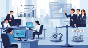 Les Promesses AI sur l’Emploi Testées par une Croissance Modeste aux USA