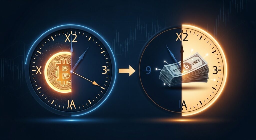 L’ETF NGHT Qui Alterne Bitcoin La Nuit Et Trésors Le Jour