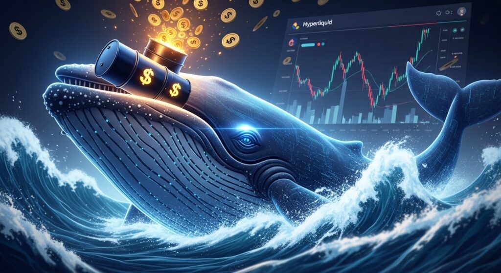 Trading Hyperliquid : Baleine Encaisse 2 Millions sur Krach Pétrole