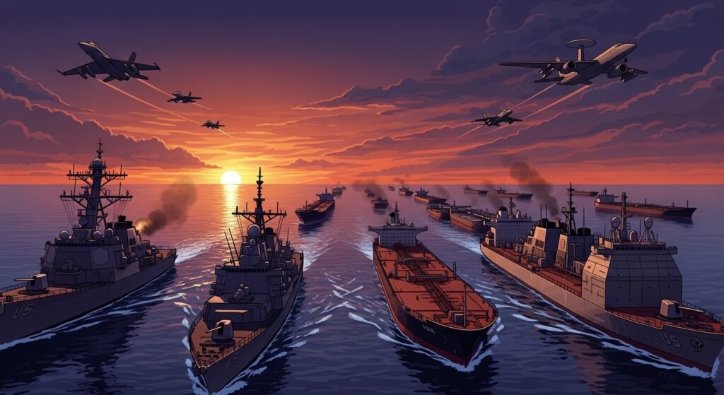 Trump Menace un Blocus Naval au Détroit d’Ormuz