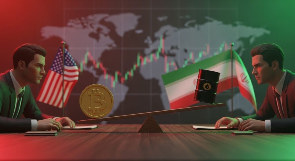 US Iran Talks : Bitcoin et Pétrole en Suspens