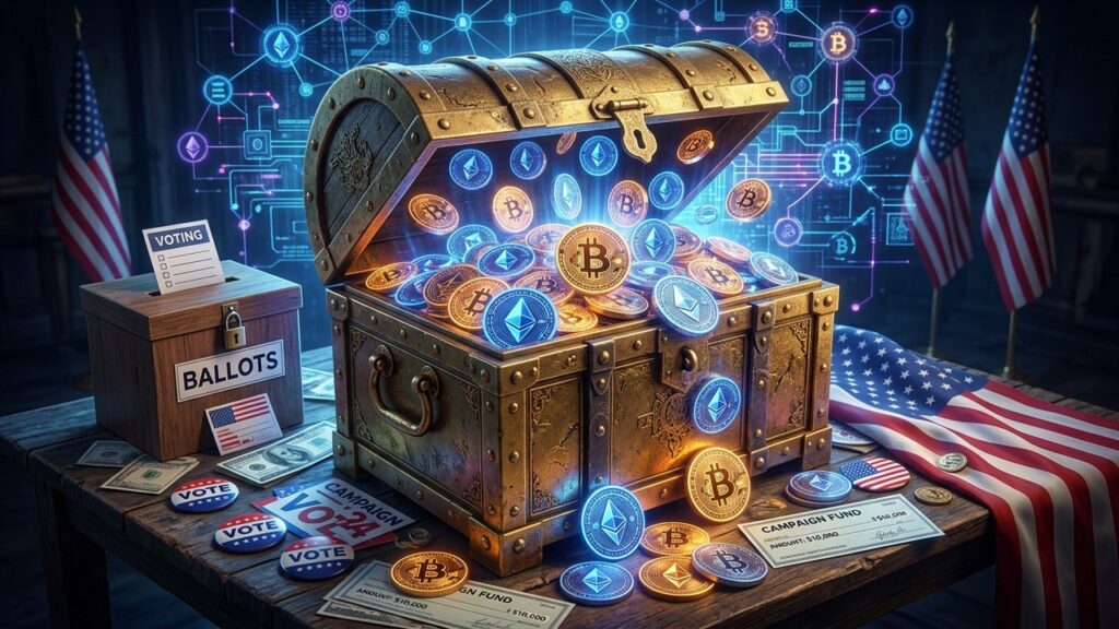 Coinbase Et Armstrong Soutiennent Un Fonds Électoral Crypto De 85M