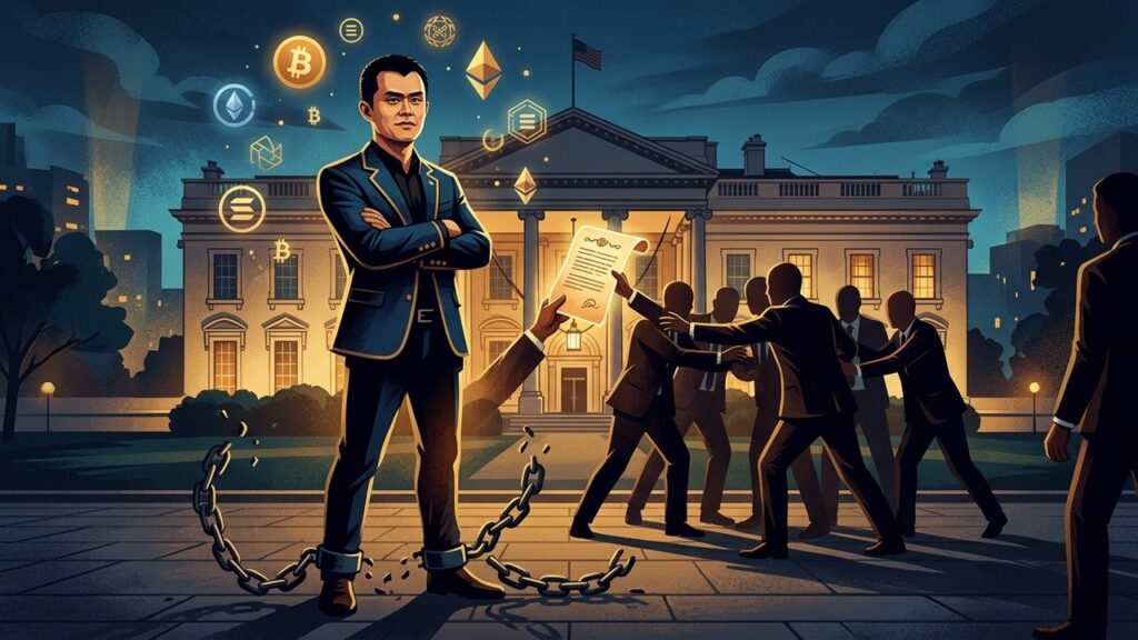 CZ Accuse Rivaux Crypto US d’Avoir Bloqué sa Grâce Trump