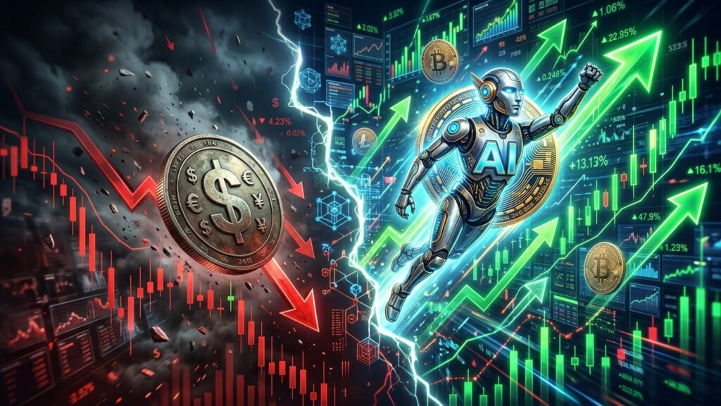 SKYAI Explose à 44% Tandis qu’ONDO Chute de 10%