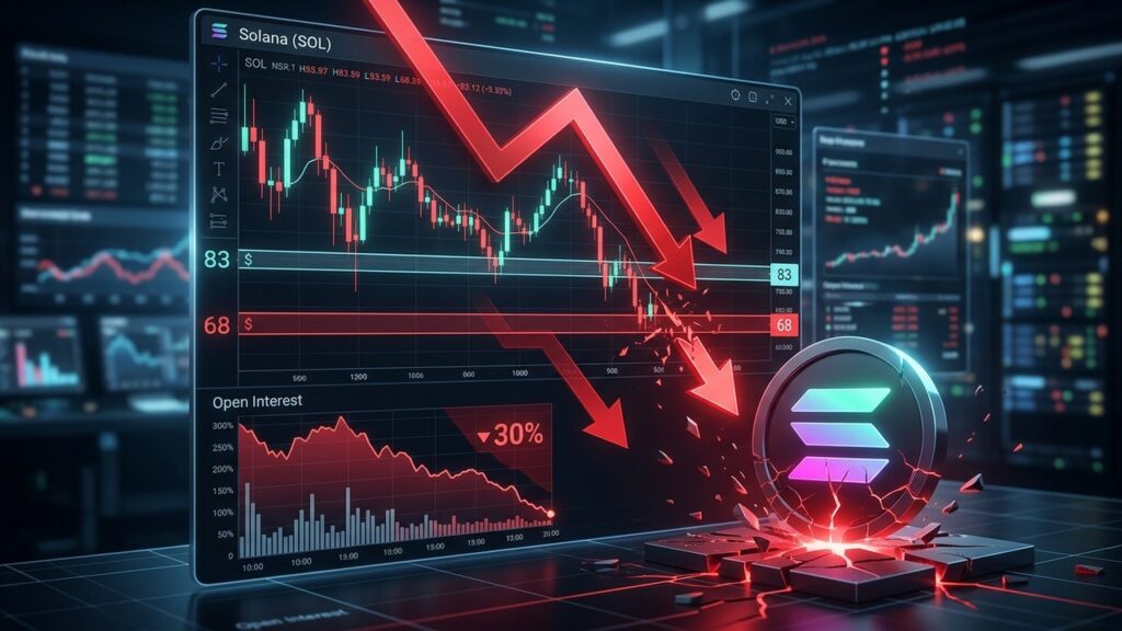 Solana Open Interest Chute 30% : Altcoins en Pleine Correction