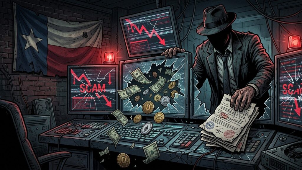 Texas : Homme Accusé d’Arnaque Crypto IA de 12,3 Millions