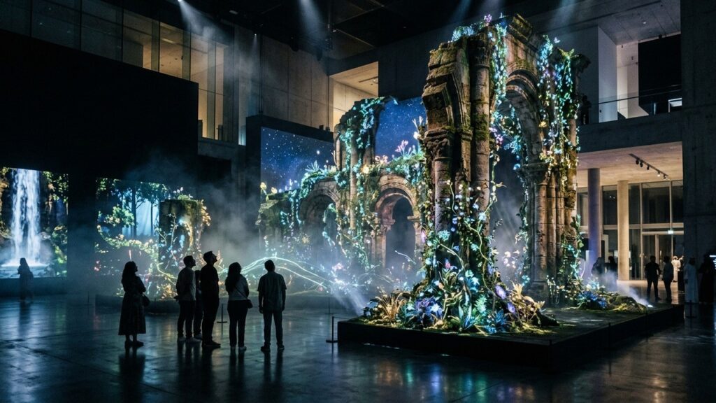 The Wild Within à Dubaï : Art Digital et Ruines Immersives