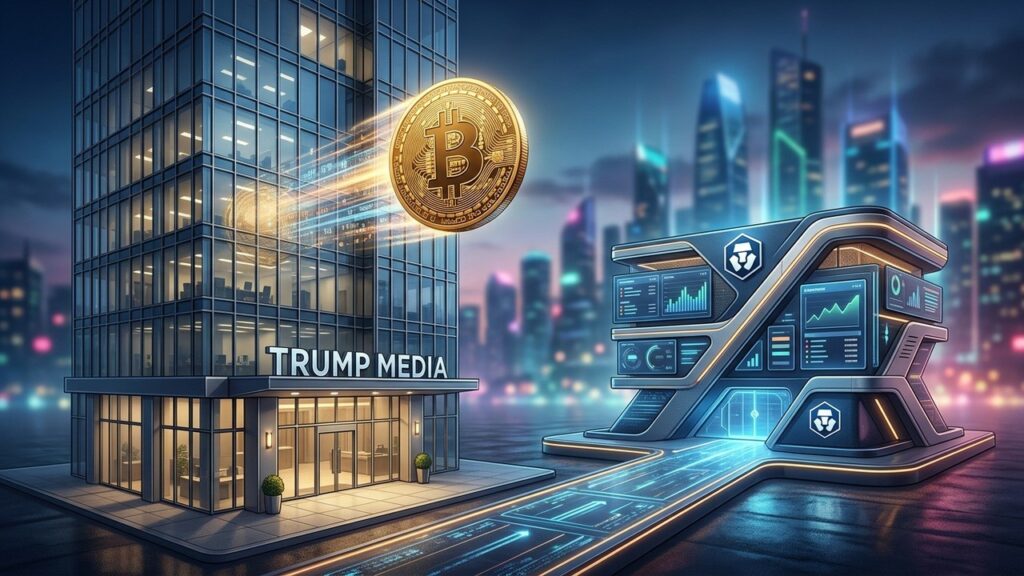 Trump Media Transfère 2650 BTC Vers Crypto.com