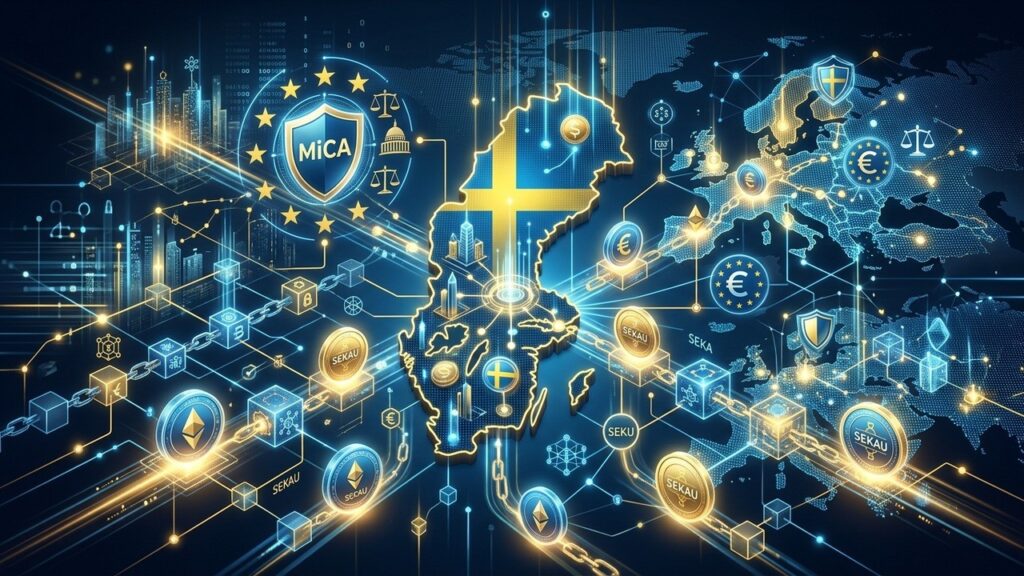 AllUnity Lance SEKAU Stablecoin Krona Suédoise Sous MiCA