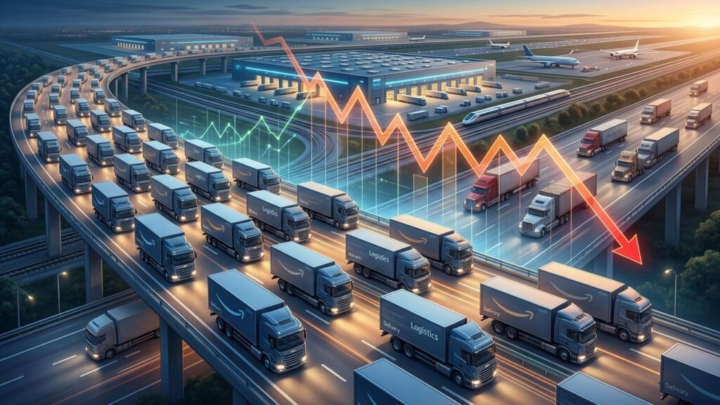 Amazon Trucking : Actions Fret en Chute Libre