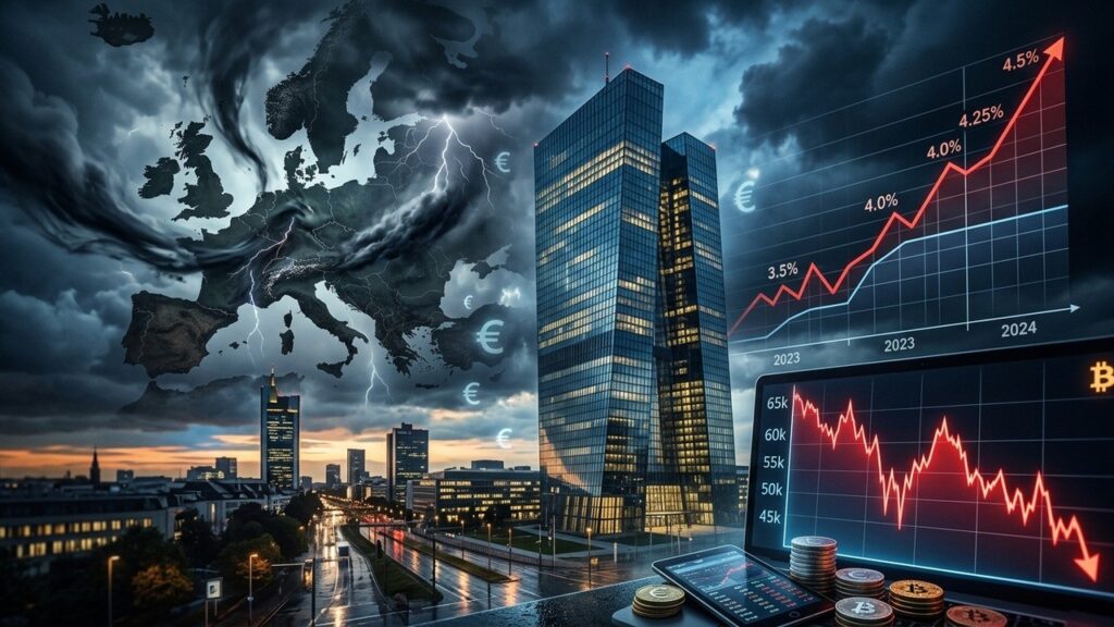 BCE Relève Ses Taux de 25 Points : Bitcoin Sous Pression